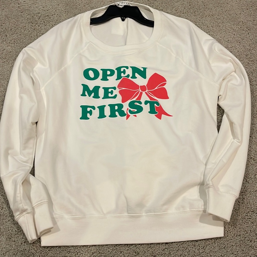 Wildfox Open Me First Sweatshirt Size XL
